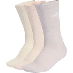 3er Pack adidas Cushioned Sportswear Crew Socken KC9621 - wonder white/wonder quartz/ice purple 46-48