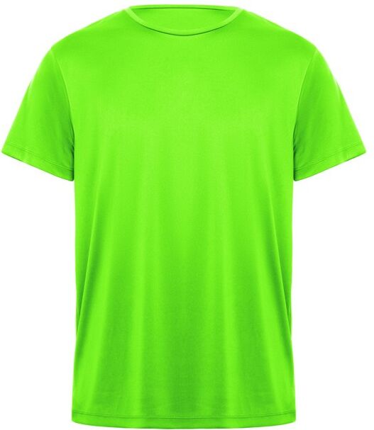 T-shirt technique manches courtes publicitaire en polyester recyclé Daytona XL Vert Fluo