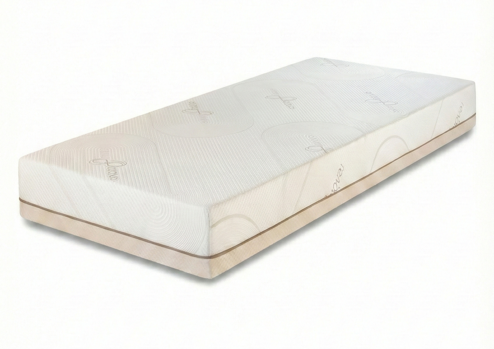Cadorm materasso singolo a molle insacchettate e 5cm memory foam athos   refibra - tencel™  misura 85x200 fuori misura