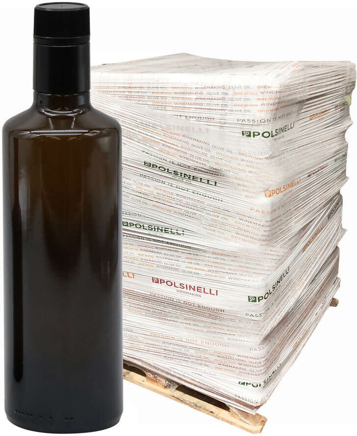 Polsinelli Bouteille Demolio 500 ml avec bouchons Guala non rechargeabl