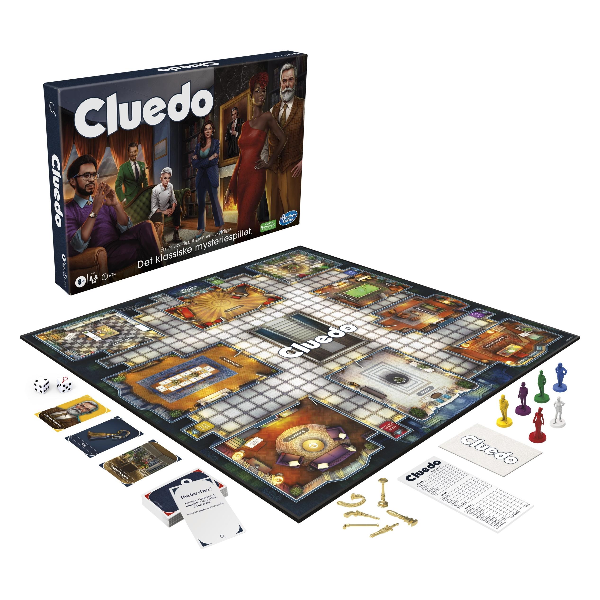 Hasbro Gaming Cluedo, Board game, Detective, 8 yr(s), 45 min, Family game (Deutsch) (F64201071)