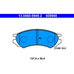 Bremsbelagsatz Scheibenbremse ATE 13.0460-5949.2