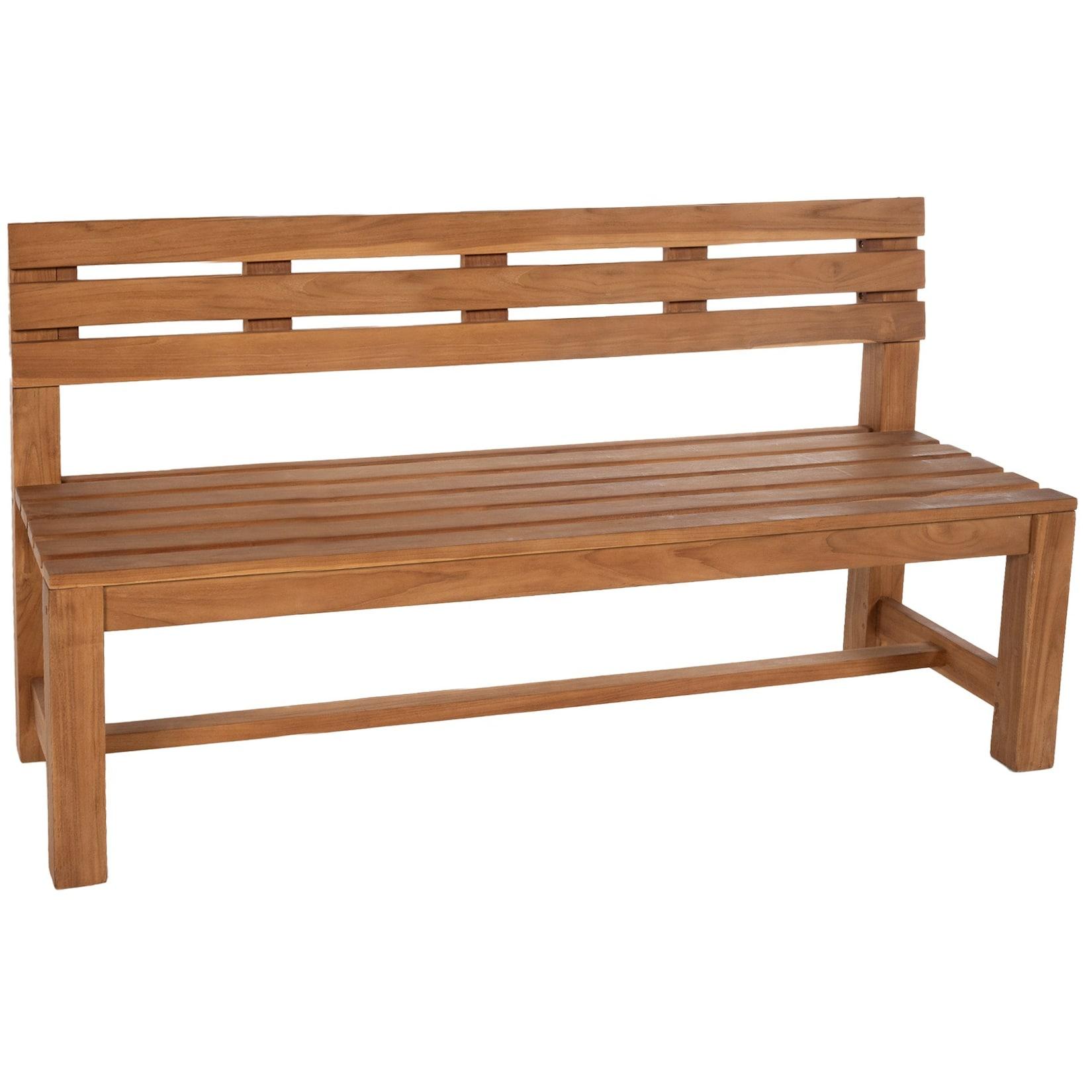 CLP Teakbank Augusta 200 cm - Farbe: teak, Größe: 200 cm