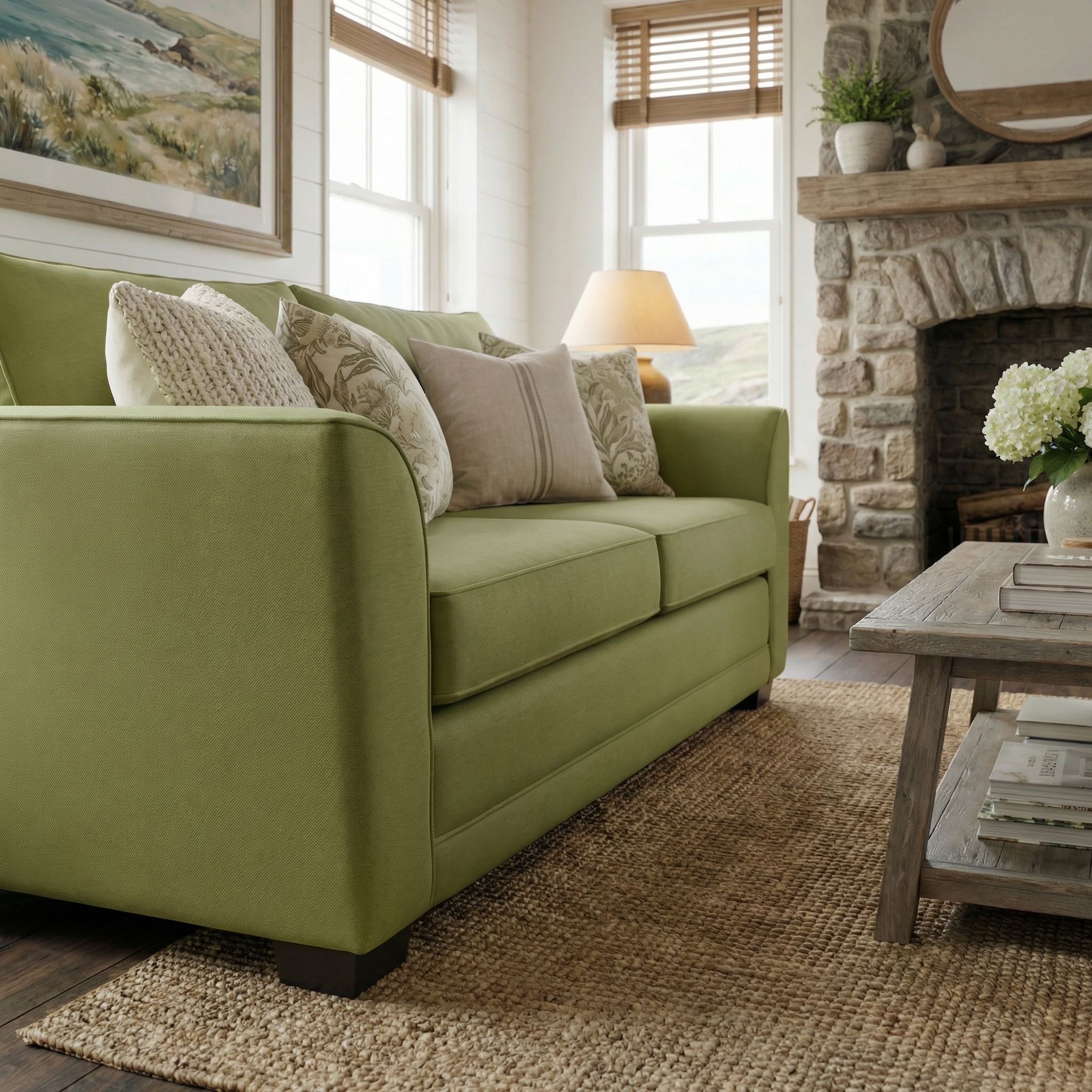 Sofa Style Ardley 3 Seat Sofa Bed in Olive