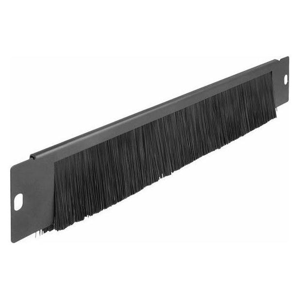 Delock Bürstenleiste universell 350 x 55 mm 13 Rack, Schwarz (66293)