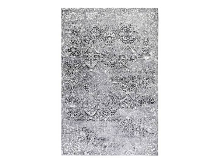Tapis plat motif cachemire tons de gris130x190