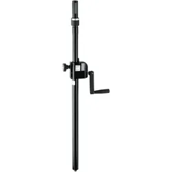 K&M 21340 (1 Stk., Ständer, Höhenverstellbar), Lautsprecher Ständer + Wandmontage, Schwarz