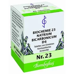 BIOCHEMIE 23 Natrium bicarbonicum D 6 Tabletten 80 St
