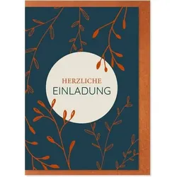 Einladung, 5 Stück
