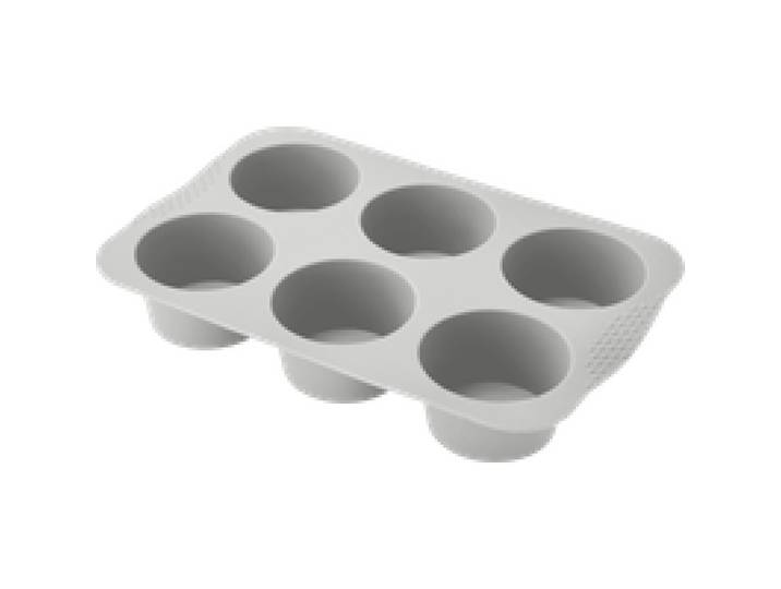 SILVERCREST® Moule de cuisson en silicone (Moule à muffins anthracite)
