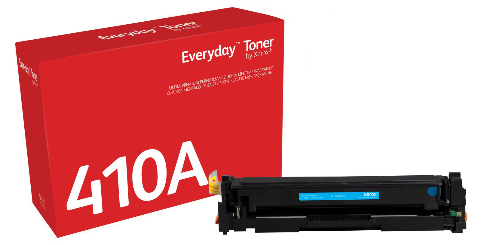 Xerox 006R03697 Toner, Cyaan, geschikt voor HP 410A (CF411A)
