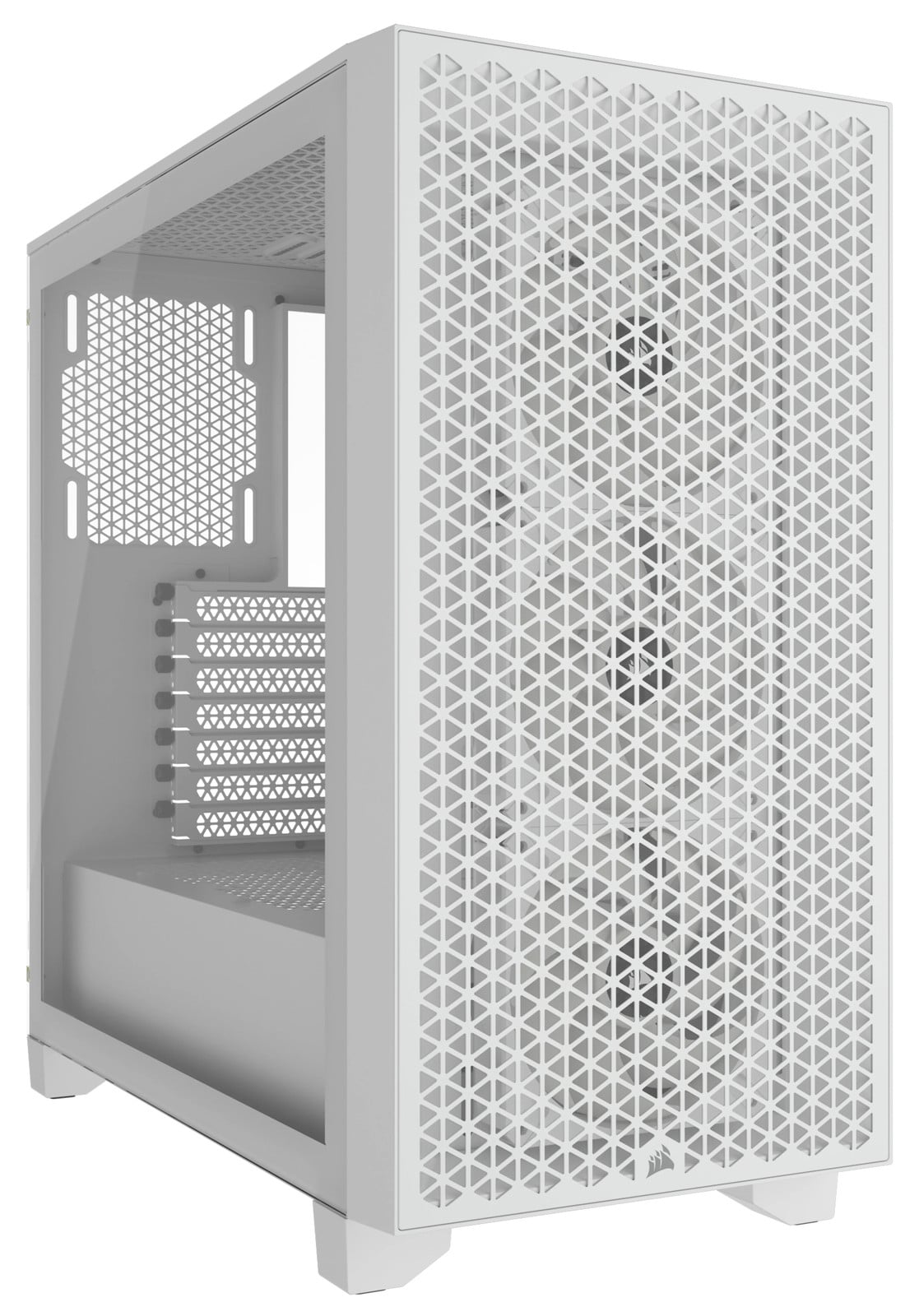 Corsair 3000D RGB Airflow Mid Tower Computerbehuizing met Tempered Glass - Wit