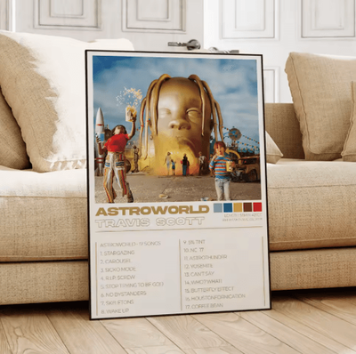 Inspire Picks Modern Rap Album Wall Art Set Hip Hop Canvas Posters 3 Piece g1235 3 21x30cm No Frame