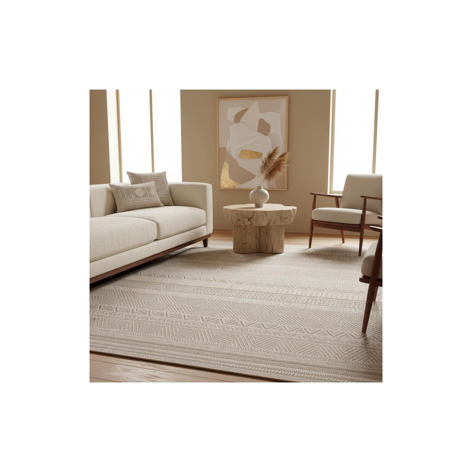 Outdoorteppich VENTOUX, im Ethno-Stil, Beige, 120 x 170 cm
