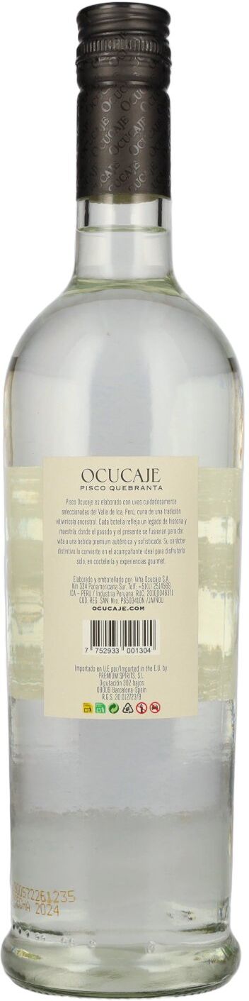 Ocucaje Pisco Quebranta Gota Perú 40% Vol. 0,7l