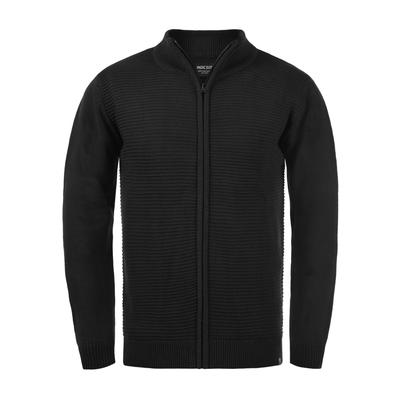 Cardigan INDICODE "Cardigan IDRickert", Herren, Gr. XL, schwarz, Obermaterial: 100% Baumwolle CO., Strickjacken