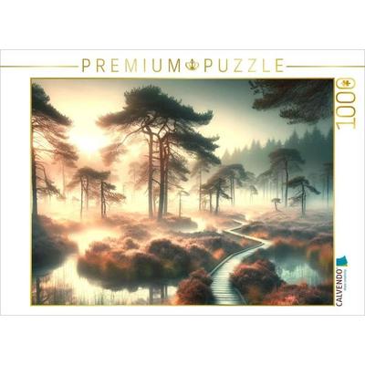 CALVENDO Puzzle Geheimnisse des Pietzmoors | 1000 Teile Lege-Größe 64x48cm Foto-Puzzle für glückliche Stunden