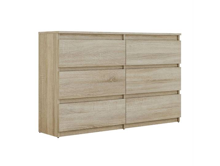 Moderne Kommode HANA M6, Sonoma Eiche 120cm