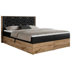 BOXBETT NESSI - 120/200 Schwarz Kunstleder - H3