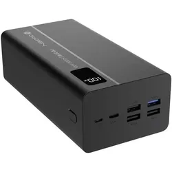GoGen Powerbank PB500001 50000 mAh USB-C PD 20W czarny (50000 mAh, 20 W), Powerbank, Schwarz