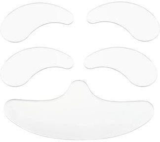 Uplift Essentials Reusable Silicone Face And Neck Care Patches 5pcs Set