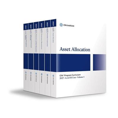 2027 CFA® Program Curriculum, Level III Portfolio Management Pathway Box Set, Taschenbuch von CFA Institute, Macmillan Learning