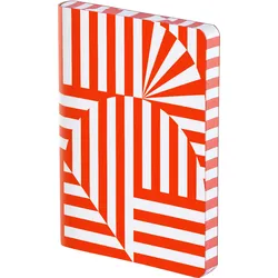 Graphic Fancy Fans Gepunktetes Notizbuch S 176 Seiten 120 g/m2