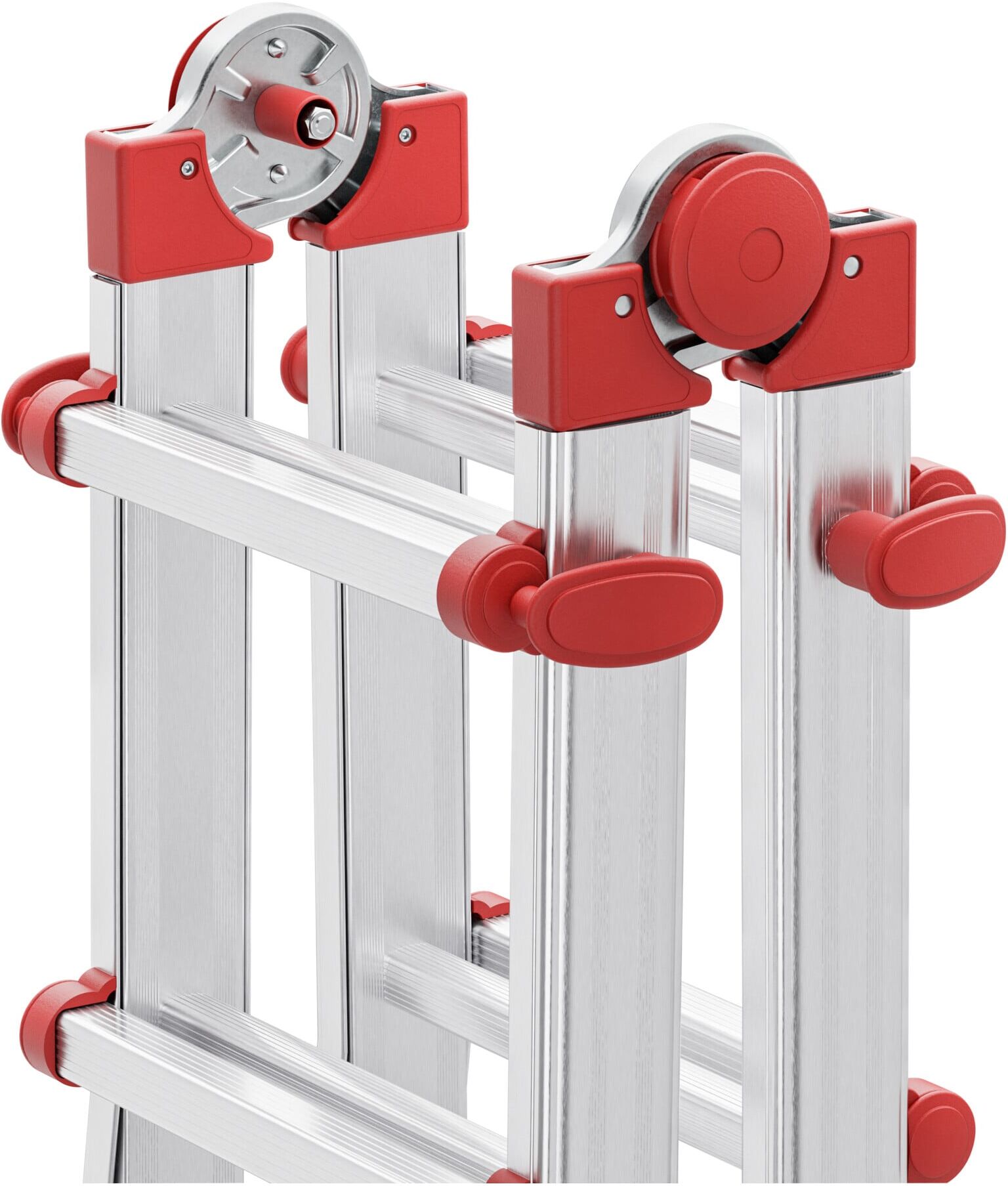 Hailo M80, Aluminium-Multifunktionsleiter, 4x5 Sprossen (7520007)