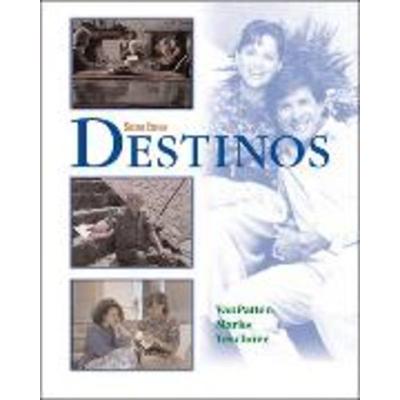 Destinos Student Edition W/Listening Comprehension Audio CD, Gebundene Ausgabe von Bill VanPatten,Martha Alford Marks,Richard V. Teschner, Mcgraw Hill