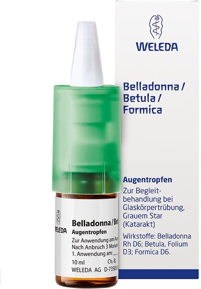 Weleda Belladonna/betula/formica Augentropfen