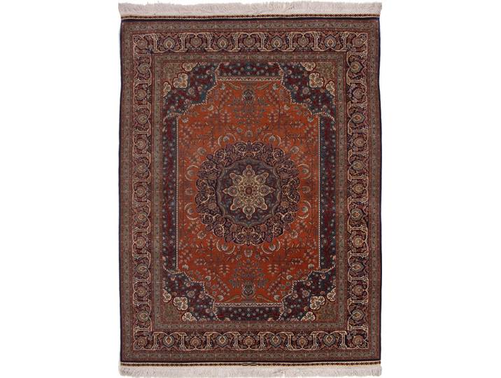 Hereke Seide Teppich 127x173 Handgeknüpft Orientteppich Seide