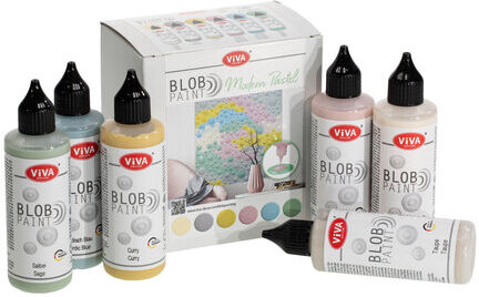 Blob Paint "Modern Pastel", 6x 90 ml