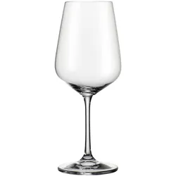 BOHEMIA Cristal Rotweinkelch LUCCA - H ca. 22.50