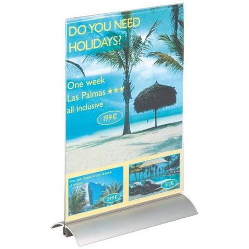 DURABLE Tischaufsteller PRESENTER, DIN A4, transparent