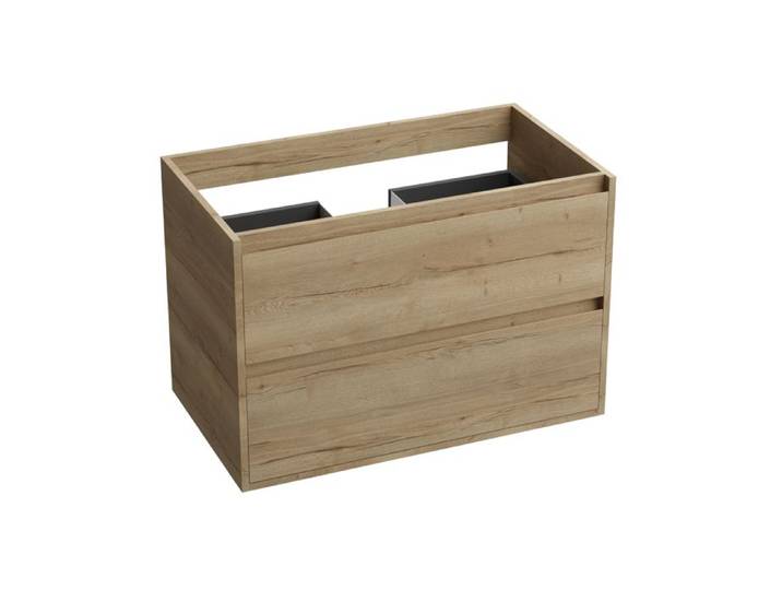 LAVITA Meuble sous lavabo MINNESOTA Bois 800 Étagère sur pied