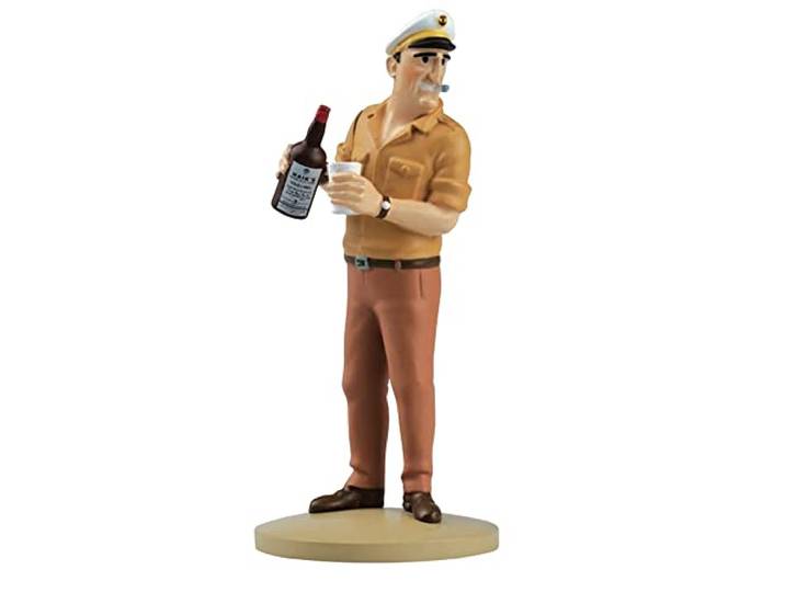 Collectible figurine Tintin, Allan provoke Haddock Moulinsart 42233 (2022)