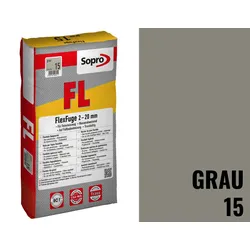Sopro Bauchemie FlexFuge FL Flex-Fugenmörtel 5 kg Beutel Grau 15