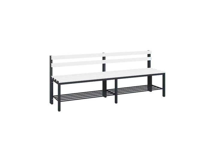 Garderobenbank C+P Solid Weiss Neu