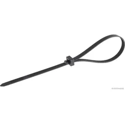 HERTH&BUSS Kabelbinder, 7,6 x 370 mm, PA 6.6, wiederverschließbar schwarz - 50266533 - schwarz
