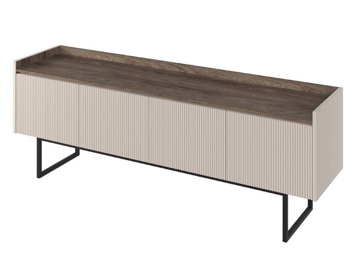 yourhouse24 Lowboard LAGO LG-05 mit Beleuchtung Beige