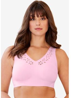 Plus Size Women's 360 Leisure Bra by Comfort Choice in Pink (Size 4X)