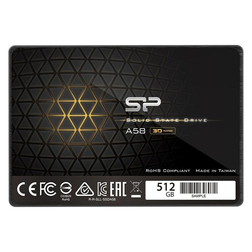 Silicon Power Ace A58 2.5 512 GB SLC (512 GB, 2.5") (SP512GBSS3A58A25)