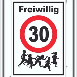 HB-Druck Freiwillig 30 Aufkleber  Spielende Kinder A6 (105x148mm)