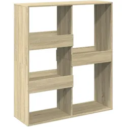 vidaXL Bücherregal/Raumteiler Sonoma-Eiche 100x33x115 cm