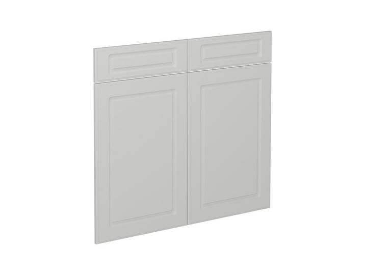 Vicco Küchenfront R-Line Weiß Landhaus 79.2 x 70.8 cm Möbelfront für den Schubladenunterschrank, Holzwerkstoff, Rechteckig, 79.2x70.8x1.6 cm, Küchen, Küchenmöbel, Küchenschränke, Küchenunterschrank