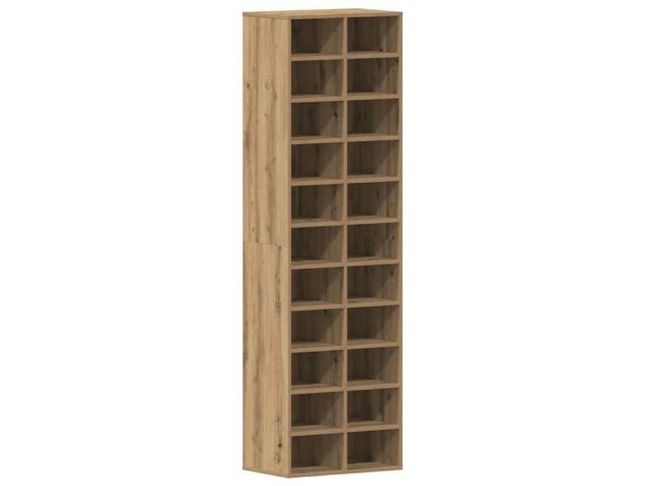 Bonne qualité - Meuble à chaussures - BONNIE - Commode à chaussures chêne artisanal 54x34x183cm bois ingénierie - Meuble d'entrée