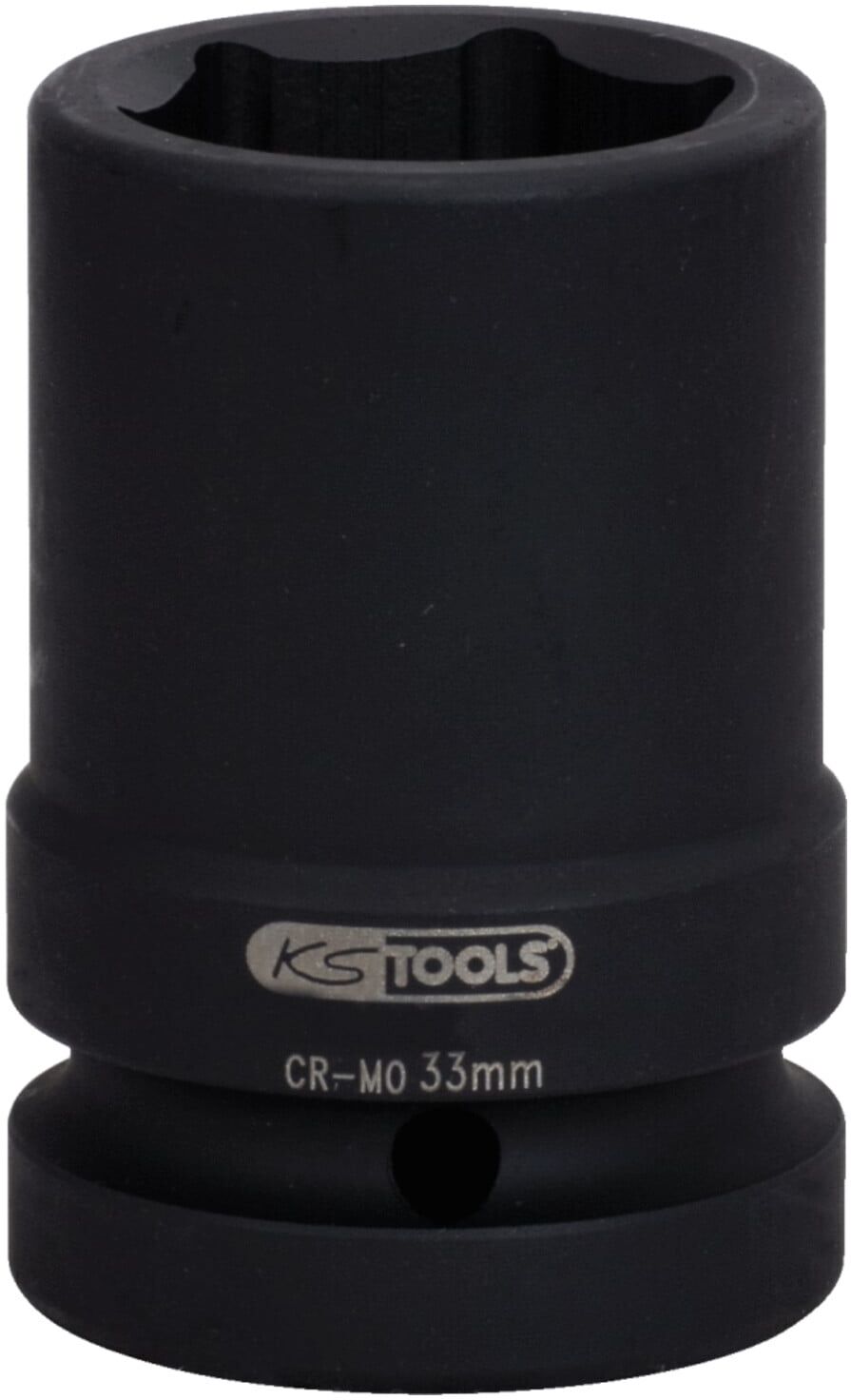 KS Tools 1" Sechskant-Kraft-Stecknuss, mittel lang, 33mm (515.2133)