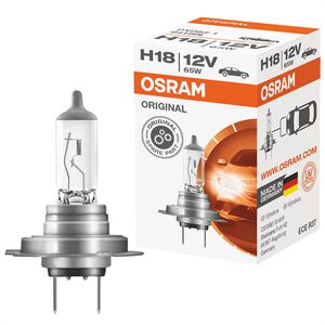 OSRAM Auto-Lampe Original Line, H18, 12 V / 55 Watt, Scheinwerferlampe, Halogen, 1 Stück