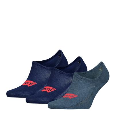 Socken LEVI'S, Damen, Gr. 39-42, Sockengröße, blau (denim), Obermaterial: 71% Baumwolle, 22% Polyester, 4% Polyamid, 3% Elasthan, Socken Socken