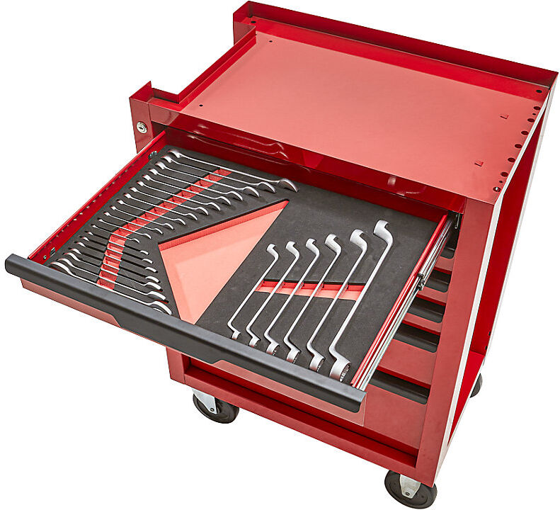 kaiserkraft Werkzeug-Shadowboard, Ring- und Maulschlüssel, für BxT 490 x 340mm